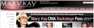 Mary Kay Beauty of Country CMA Backstage pass